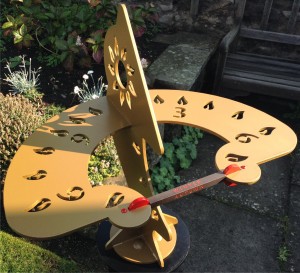 2. DIHELION SUNDIAL IN MORNING SUNSHINE AFTER 8AM by ALASTAIR HUNTER